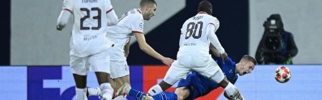 英雄联盟赛事-【欧冠】穆萨染红，美队挽尊，10人AC米兰1-2萨格勒布